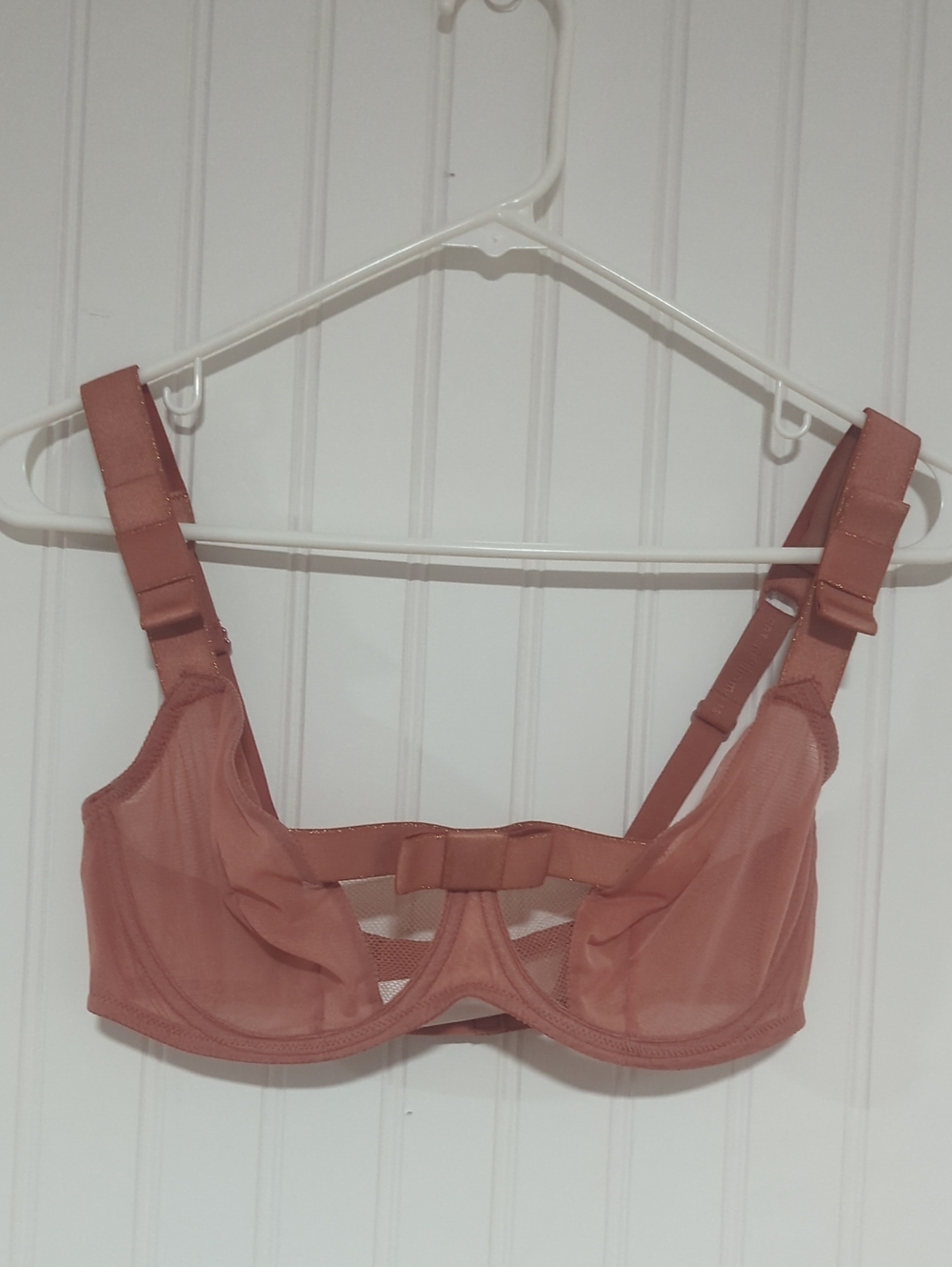 Audacieuse Rose Underwired Hald Cup Bra